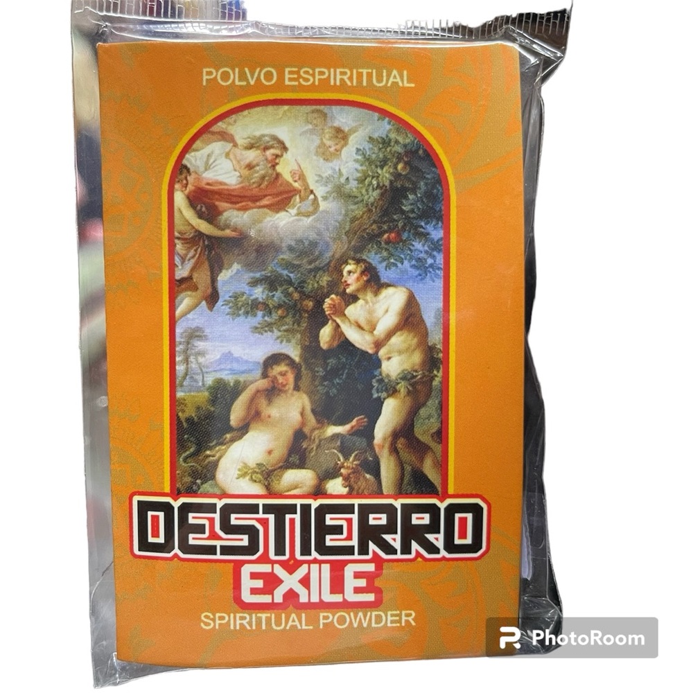 Exile spiritual powder to fix candles/ polvo espiritual destierro